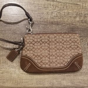 Coach skinny wristlet